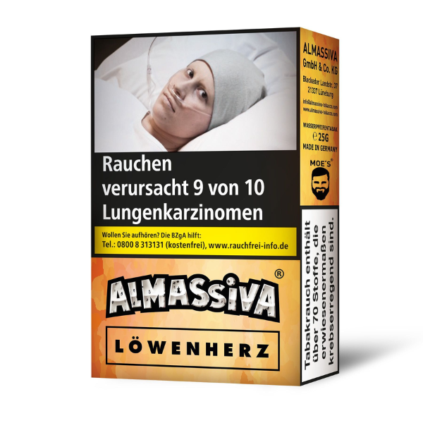 ALMASSIVA Tobacco 25g - L&ouml;wenherz