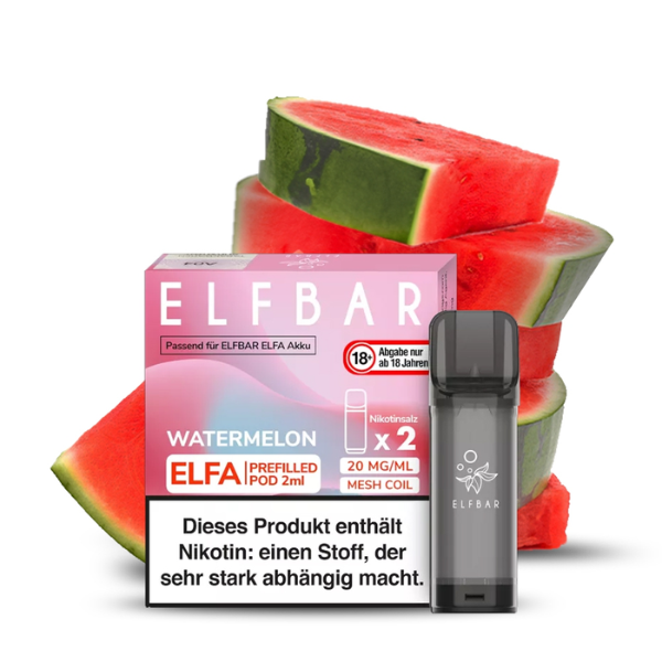 Elfbar ELFA Prefilled POD (2stk) - Watermelon 20mg
